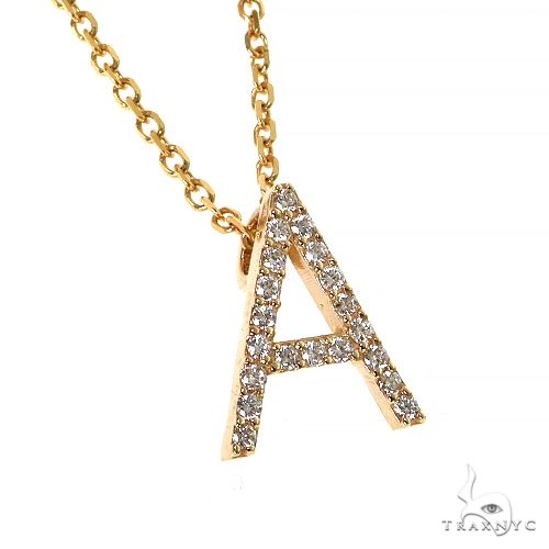 14K Gold Diamond Initial Set Collection, photo 3 of 7