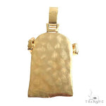 14K Gold Diamond Jesus Pendant 66879 - Image 3