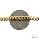 14K Gold Diamond Name Pendant With Miami Cuban Link Chain 66651 - Image 5