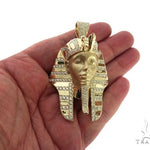 King Tut Diamond Pendant Sandblasted Face 62468 - Image 13