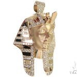 King Tut Diamond Pendant Sandblasted Face 62468 - Image 2