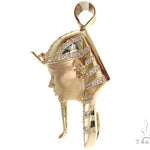 King Tut Diamond Pendant Sandblasted Face 62468 - Image 7