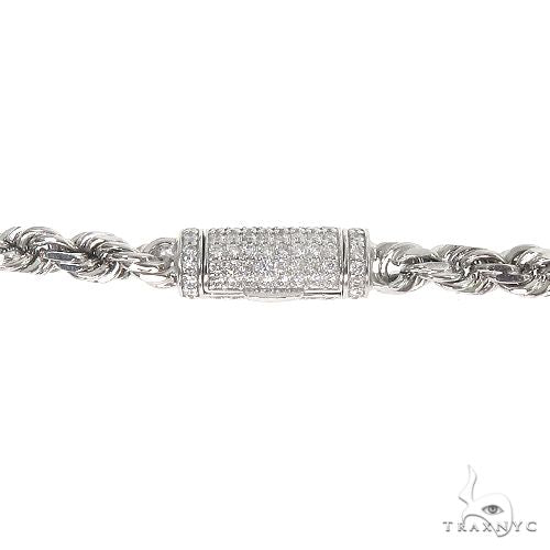 14K Gold Diamond Photo Pendant and Rope Chain Set 66834 - Image 5