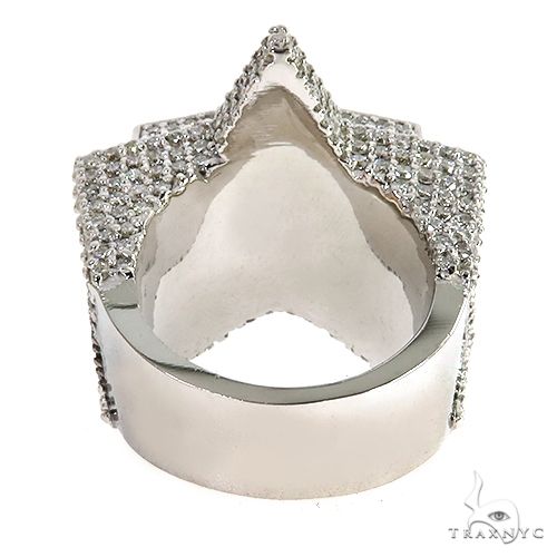 14K Gold Diamond Star Ring, photo 4 of 5