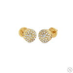 14K Gold Diamond Stud Earrings 65957