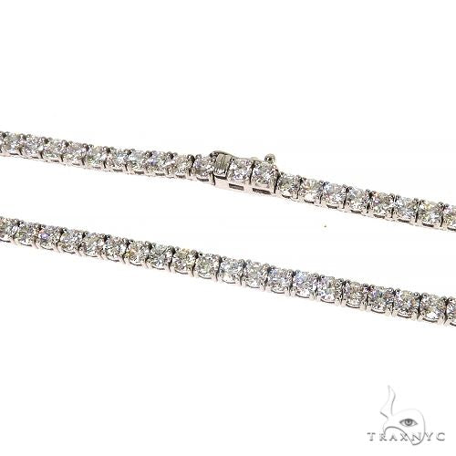 14K Gold Diamond Tennis Chain 68004 - Image 2