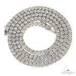 14K Gold Diamond Tennis Chain 68004 - Image 3