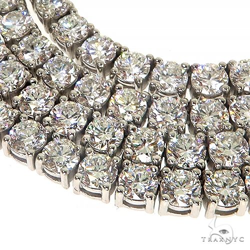 14K Gold Diamond Tennis Chain 68004 - Image 4