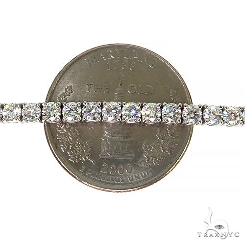 14K Gold Diamond Tennis Chain 68004 - Image 5