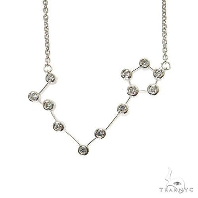 14K Gold Diamond Zodiac Sign 68638 - Image 1