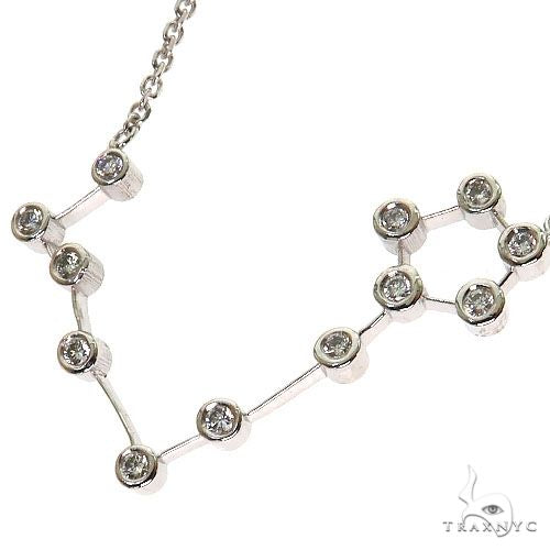 14K Gold Diamond Zodiac Sign 68638 - Image 3