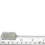 14K Gold Dog Tag Pendant 66812 - Image 5