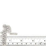 14K Gold Double Layer 'Poppa' Diamond Name Pendant 66842 - Image 6