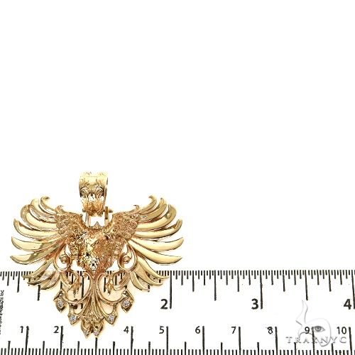 14K Gold Vulture Pendant 68739 - Image 6