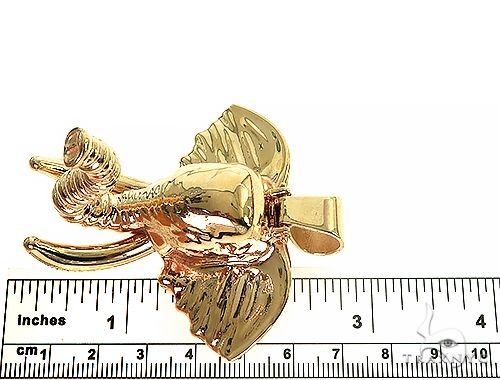 14K Gold Elephant Pendant 66356 - Image 7