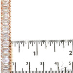 14K Gold Emerald Diamond Bracelet (Lab) 68612 - Image 5