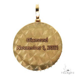 14K Gold Emerald Photo Pendant 67711 - Image 4