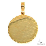 14K Gold Flower Frame Diamond Photo Pendant 66880 - Image 4