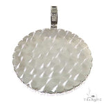 14K Gold Flower Frame Diamond Photo Pendant 67655 - Image 3