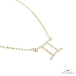14K Gold Gemini Diamond Necklace 66713 - Image 2