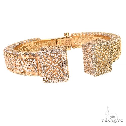 Nordic Hammer Diamond Bangle Bracelet 69564 - Image 2
