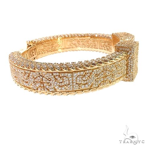 Nordic Hammer Diamond Bangle Bracelet 69564 - Image 4