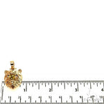 14K Gold Grizzly Bear Pendant 68745 - Image 5