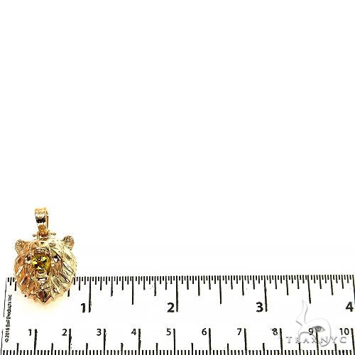 14K Gold Grizzly Bear Pendant 68745 - Image 5