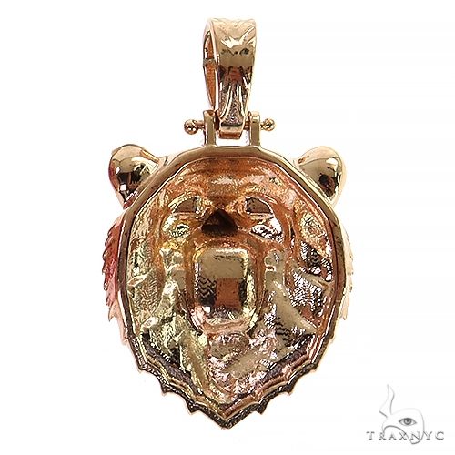 14K Gold Grizzly Bear Pendant, photo 4 of 7