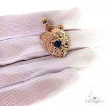 14K Gold Grizzly Bear Pendant 68746 - Image 7