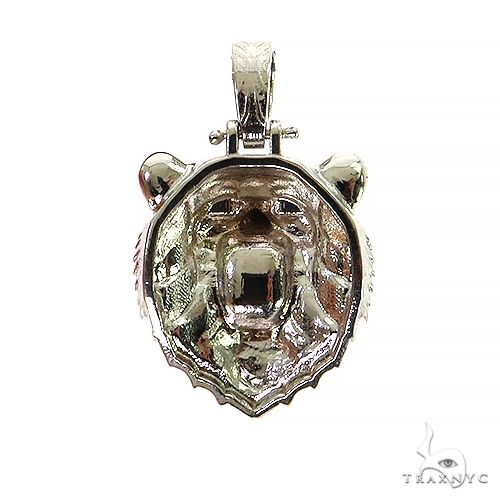 14K Gold Grizzly Bear Pendant 68747 - Image 4