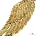 14K Gold Half Angel Wing 66447 - Image 4