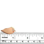 14K Gold Half Broken Heart Necklace 66682 - Image 6