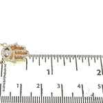 14K Gold Hamsa Diamond Necklace 67203 - Image 5