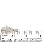 14K Gold Hamsa Diamond Pendant 66870 - Image 6