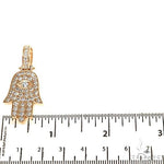 14K Gold Hamsa Diamond Pendant 67952 - Image 5