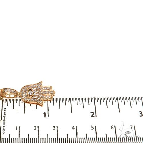 14K Gold Hamsa Diamond Pendant Set, photo 6 of 6