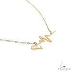 14K Gold Heartbeat Necklace 66541 - Image 2
