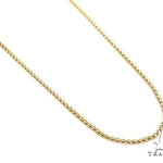 14K Yellow Gold Hollow Round Box Link Chain 16 Inches 2mm   68103 - Image 1