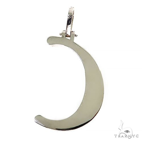 14K Gold Initial Diamond Pendant, photo 4 of 6