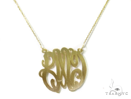 14K Gold Initial Necklace 39271 - Image 2