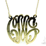 14K Gold Initial Necklace 39271 - Image 4