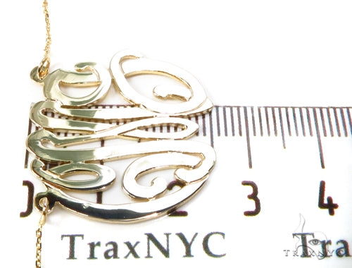 14K Gold Initial Necklace 39271 - Image 6