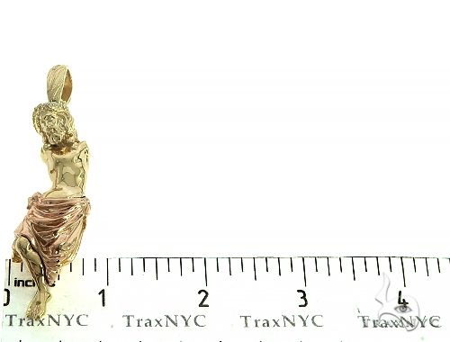 14K Gold Jesus Crucifix Pendant, photo 6 of 7