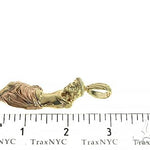 14K Gold Jesus Crucifix Pendant 66204 - Image 7