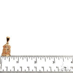 14K Gold Jesus Pendant 67578 - Image 5