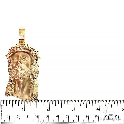 14K Gold Jesus Pendant 68764 - Image 5