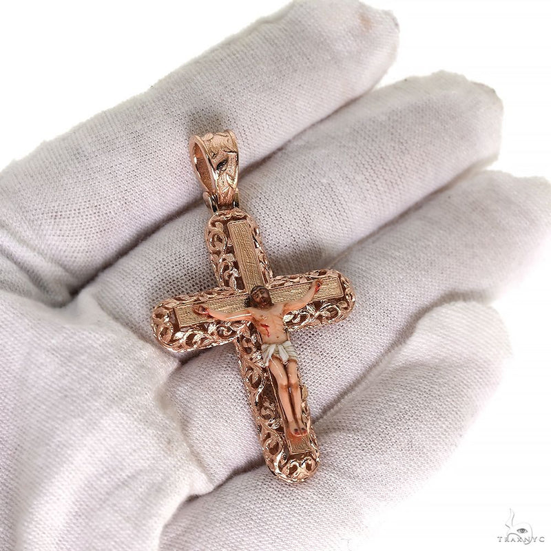 14K Gold Jesus Pendant 70042 - Image 7