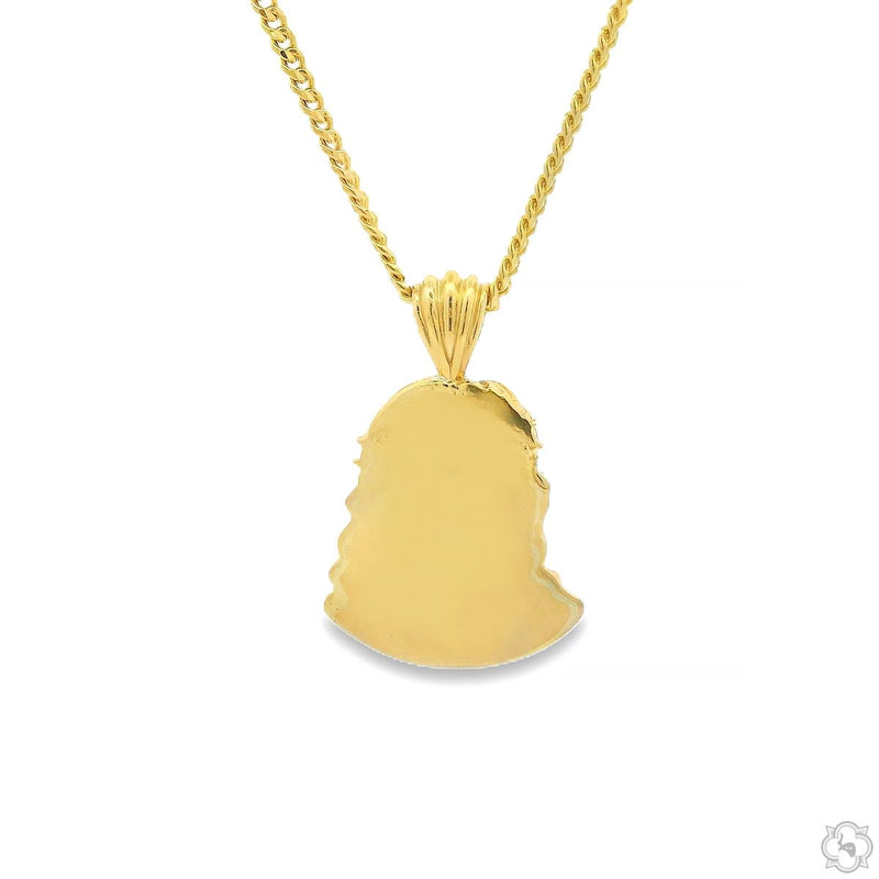 14K Gold Jesus Pendant Set 70679 - Image 2