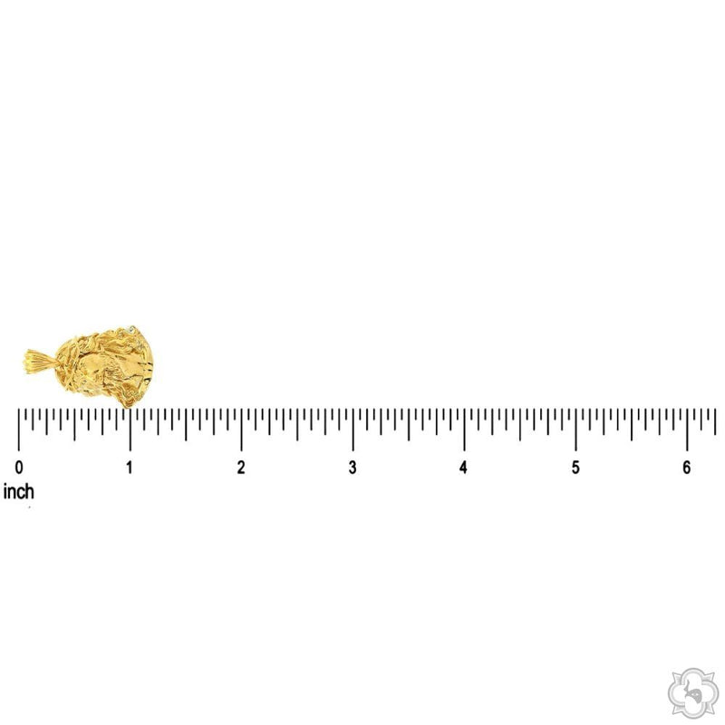 14K Gold Jesus Pendant Set 70679 - Image 6